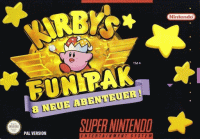 Kirby's Fun Pak PAL Super Nintendo  box art